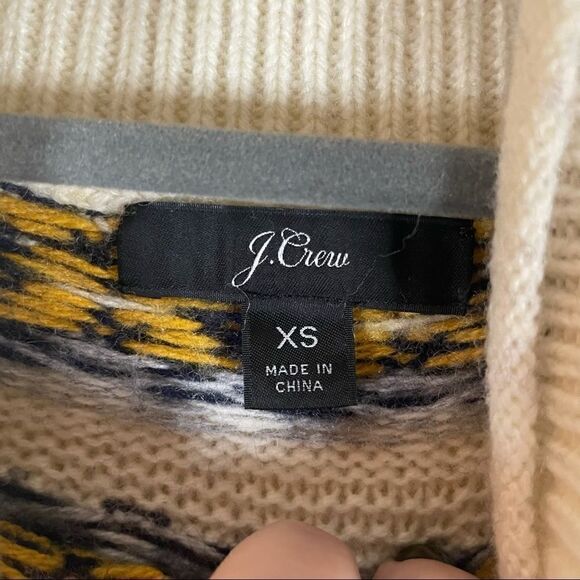 J. Crew Nordic Fair Isle Rollneck Sweater - Picture 3 of 3